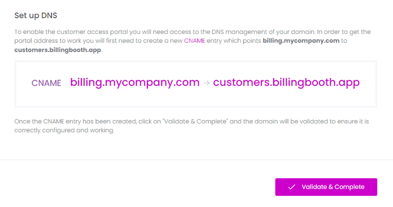Domain Validation